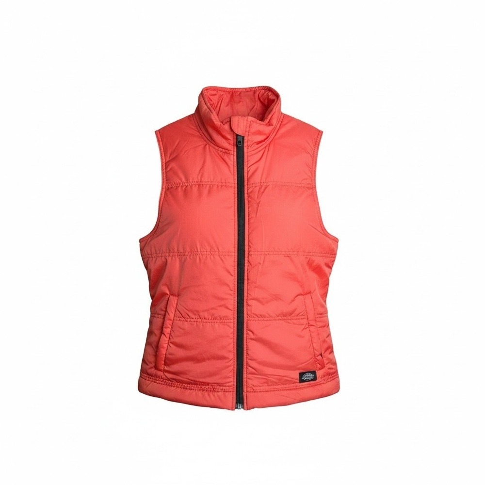 Dickies Women's Small Quilted Thermal Insulated Full Zip Puffer Vest